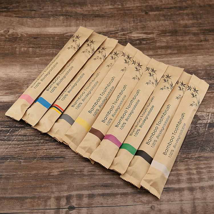 Natural Bamboo Tooth Brush Set