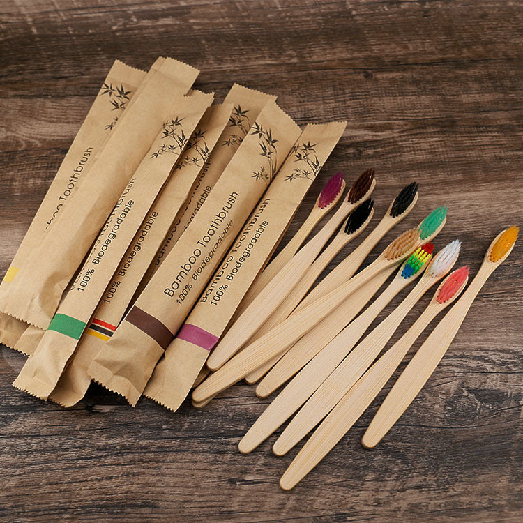 Natural Bamboo Tooth Brush Set