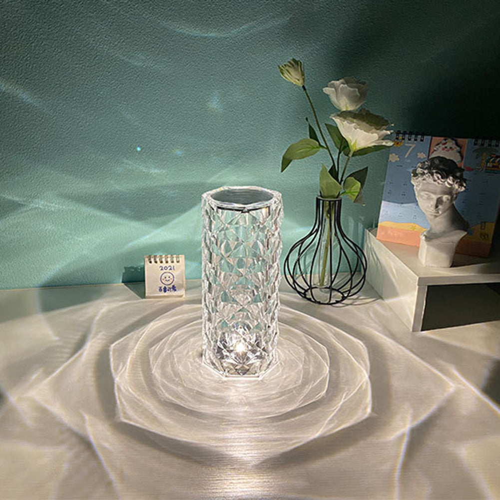 Crystal Projector Lamp Decor