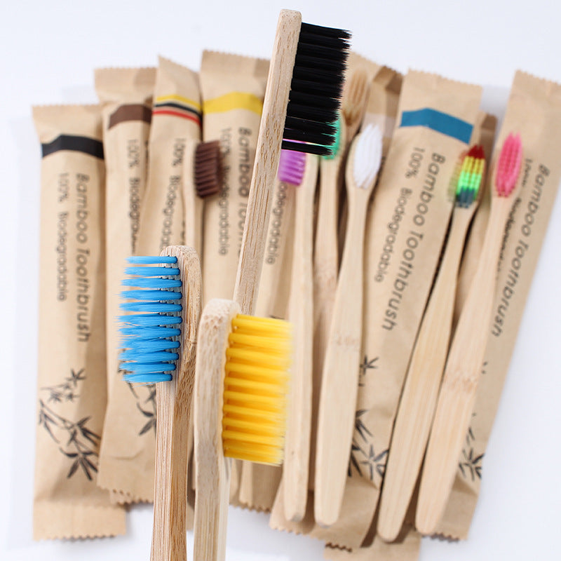 Natural Bamboo Tooth Brush Set