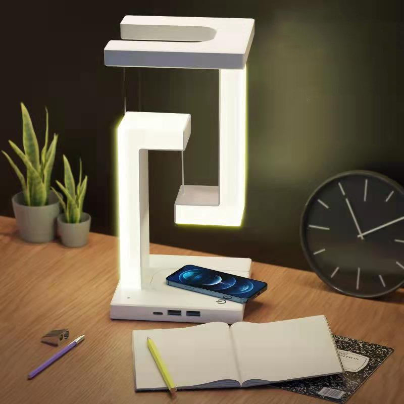 Creative Smartphone Charging Suspension Table
